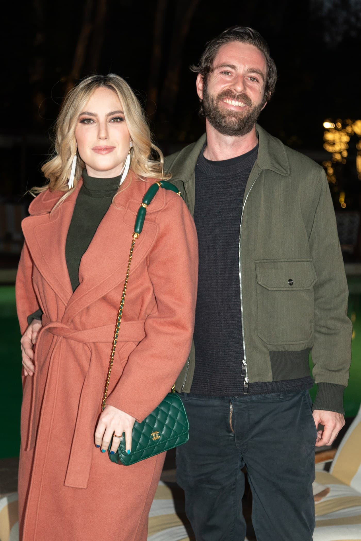 Selina Ringel and Dan Levy Dagerman together at an evening event