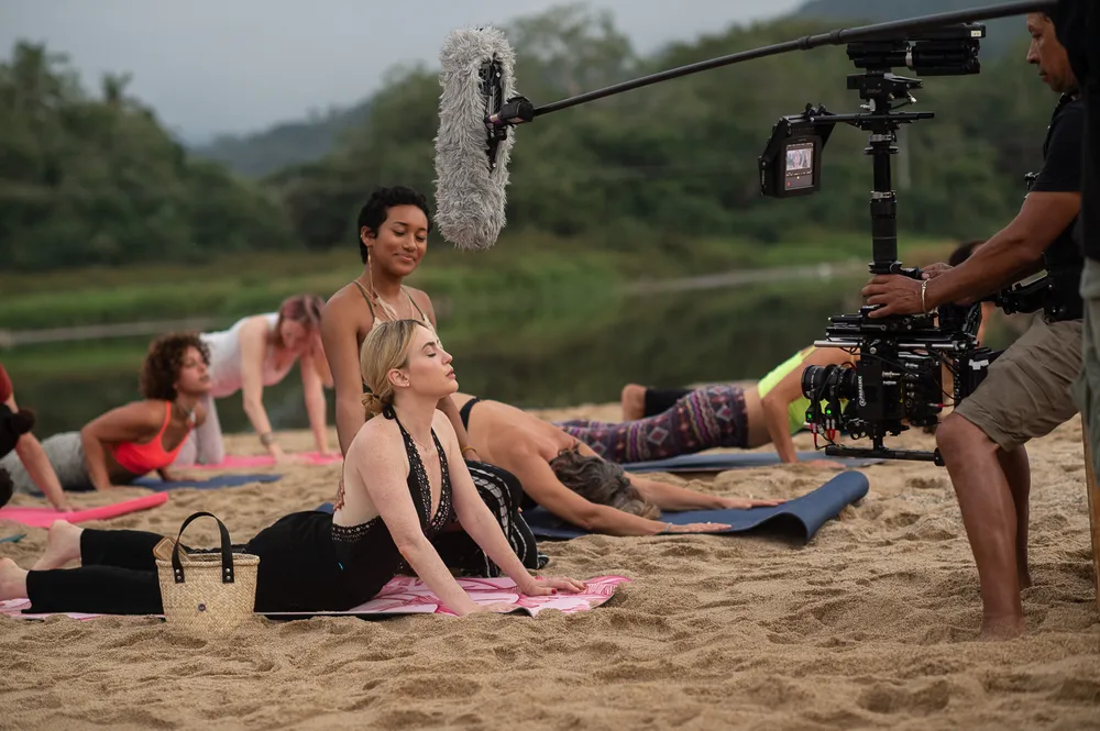 On set — Be The Train production